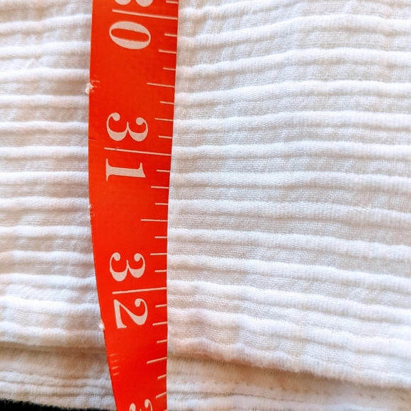 GAP sz 4 two layer white cotton mini dress - Picture 5 of 11